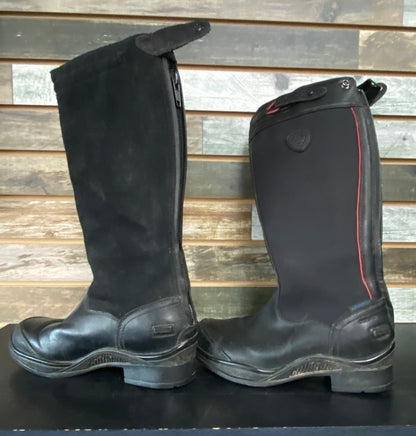 USED ARIAT Ladies Tall Winter Riding/Muck Boots 6.5 Black
