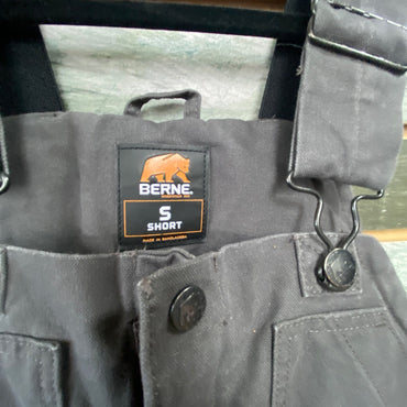 USED Berne Ladies Insulated Overalls 4-Short Grey