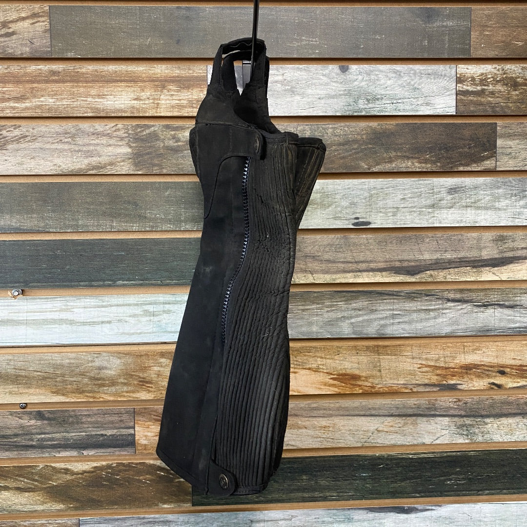 USED Ovation Suede Ribbed Half Chaps Medium