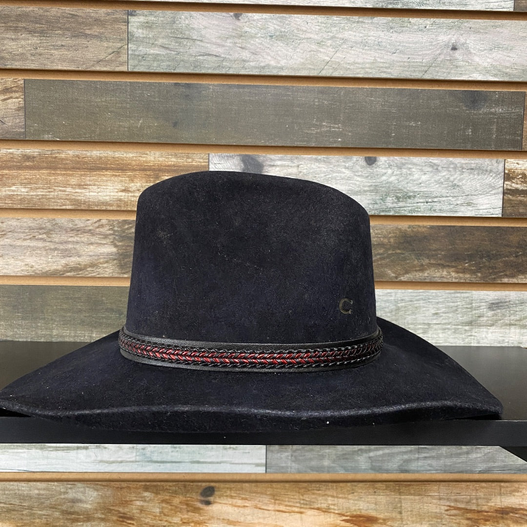 USED Charlie 1 Horse Triple "xxx" Fur Blend 7" Black