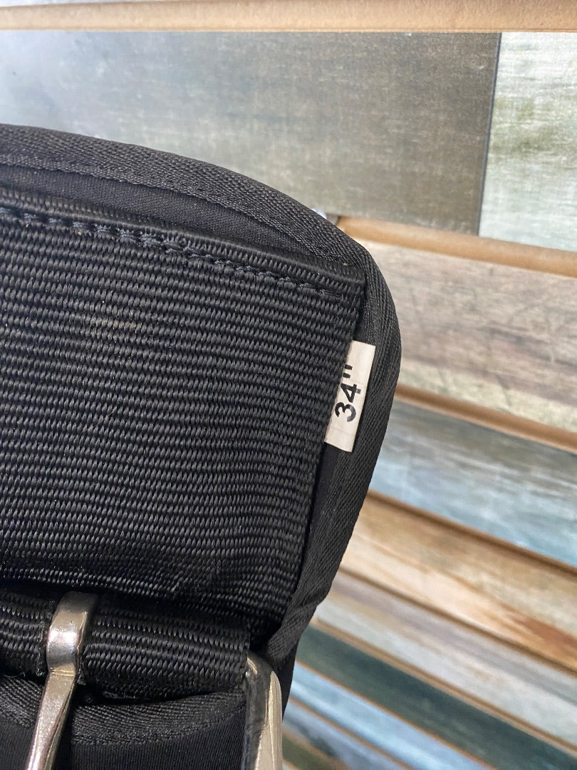 USED 2x Cowboy Supply Neoprene Cinch 34" Black