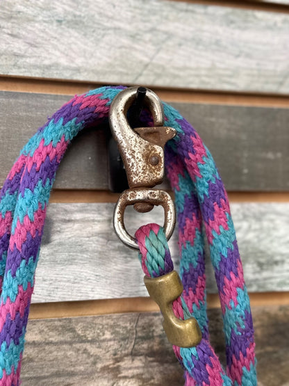 USED Blue, Purple, Pink Lead Rope