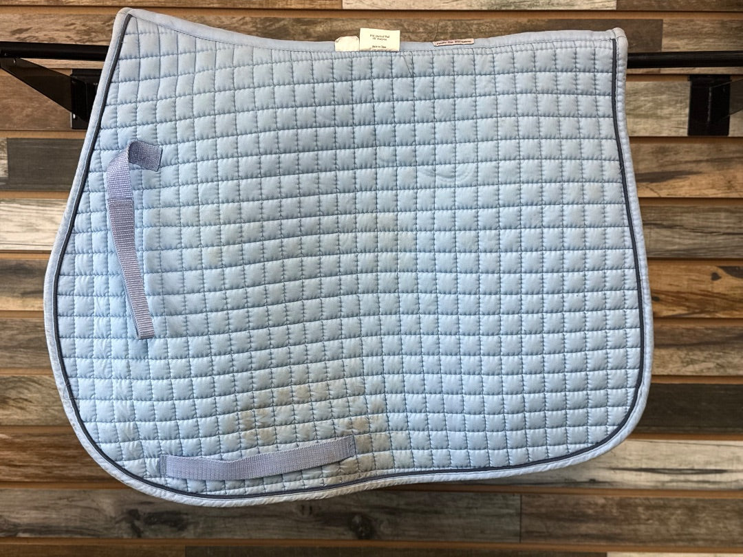 USED PRI Quilted Saddle Pad | Light Blue