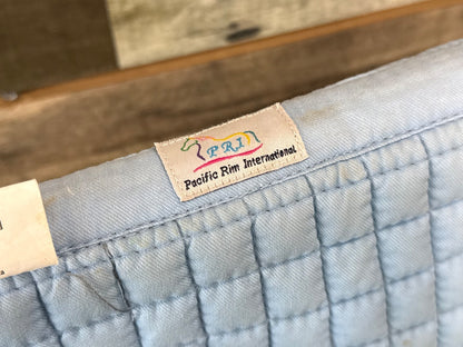 USED PRI Quilted Saddle Pad | Light Blue