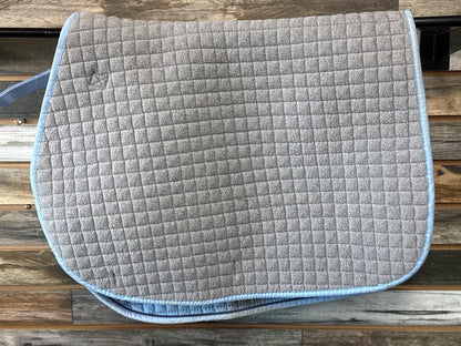USED PRI Quilted Saddle Pad | Light Blue