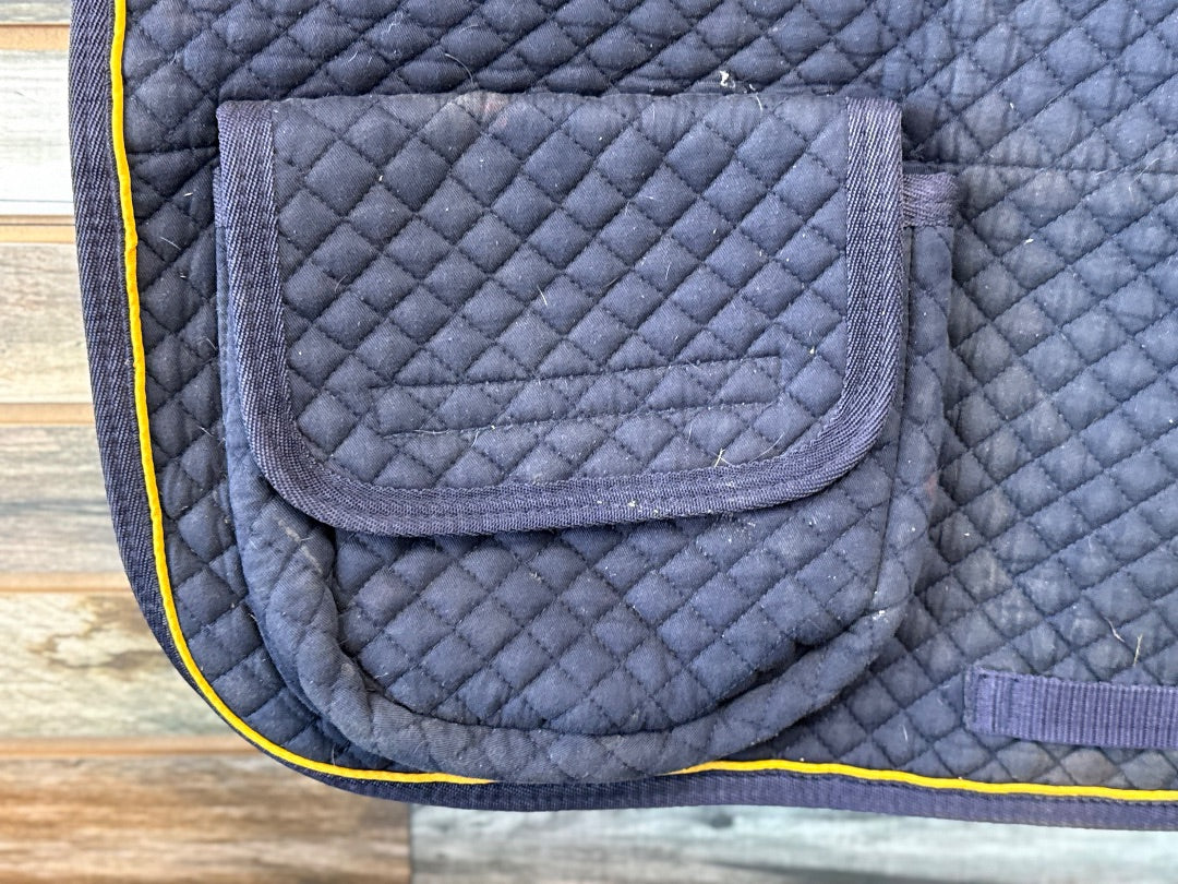 USED English Trail Saddle Pad with Side Pockets/Bags