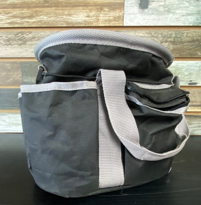 USED  Grooming Bag  Black w/ Grey Trim