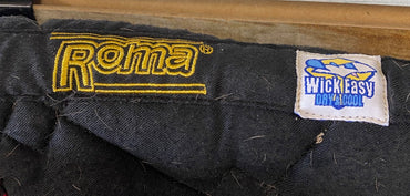 USED Roma Wickeasy Dry&Cool Full Black w/ Red Piping