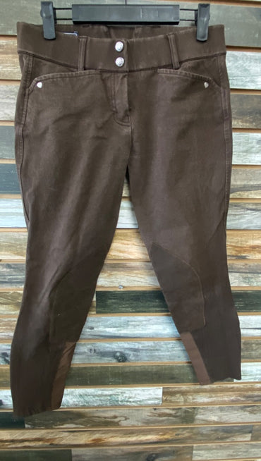 USED Ariat Knee Patch Breeches 26R Brown