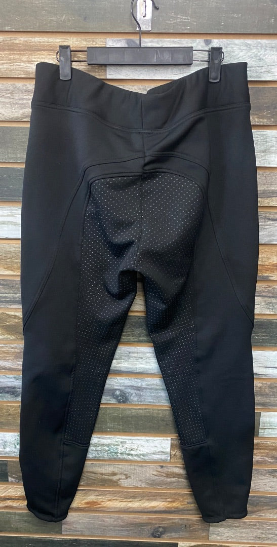 USED Horze Winter full seat breeches 38 Black