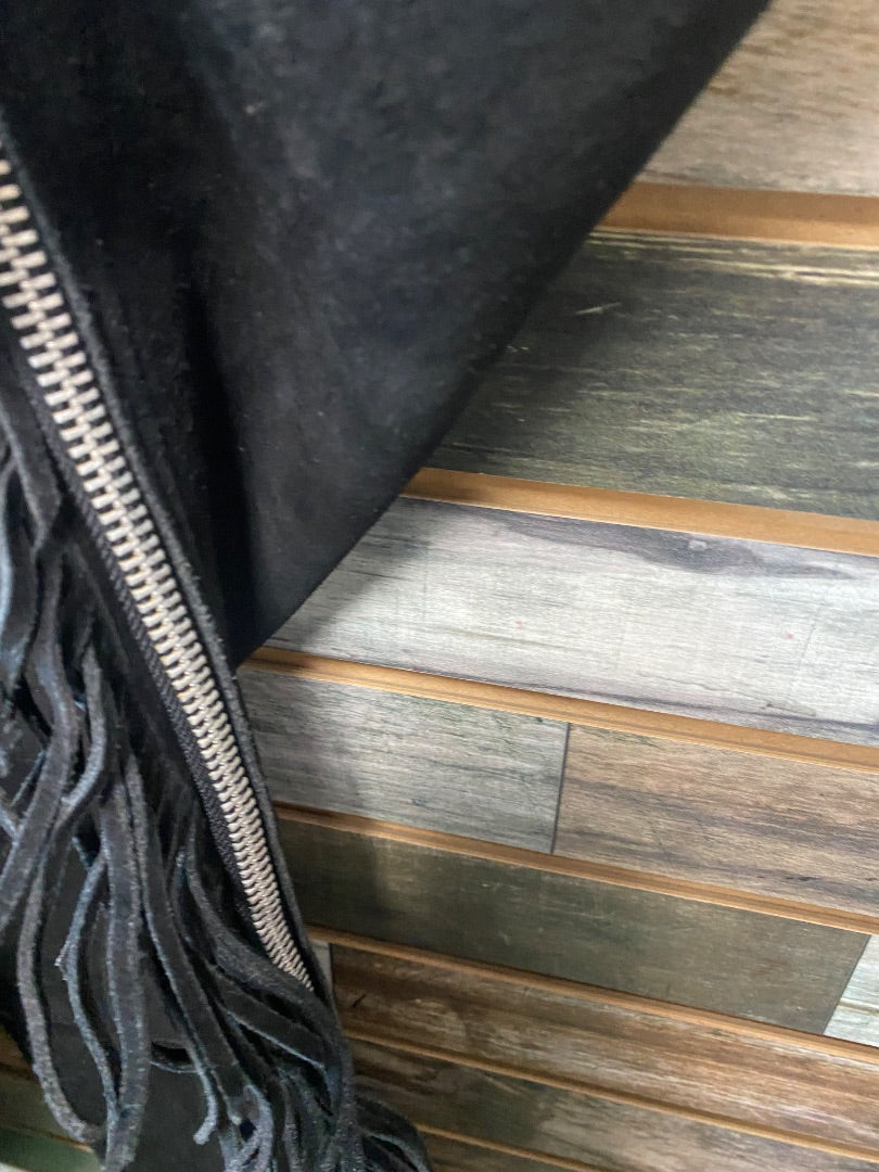 USED  Ladies Western Chaps Small Black