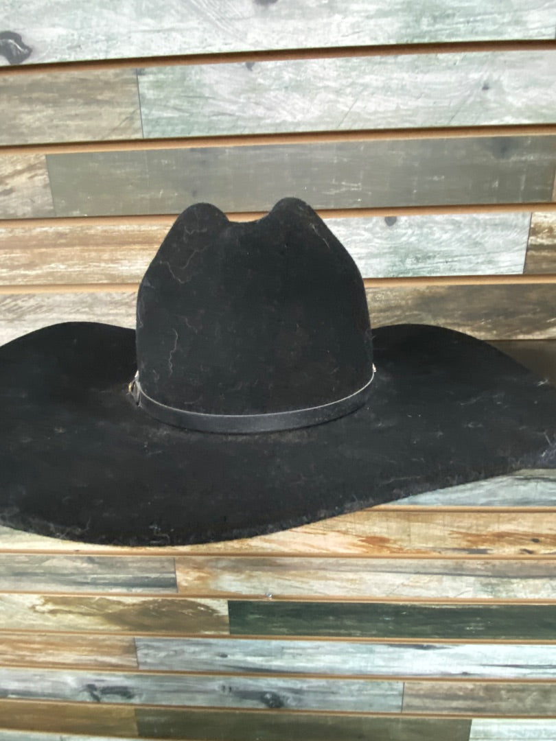 USED Stetson Ladies Western Hats 7 R Black