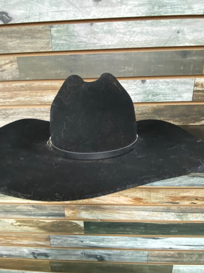 USED Stetson Ladies Western Hats 7 R Black