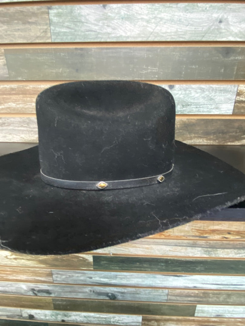 USED Stetson Ladies Western Hats 7 R Black