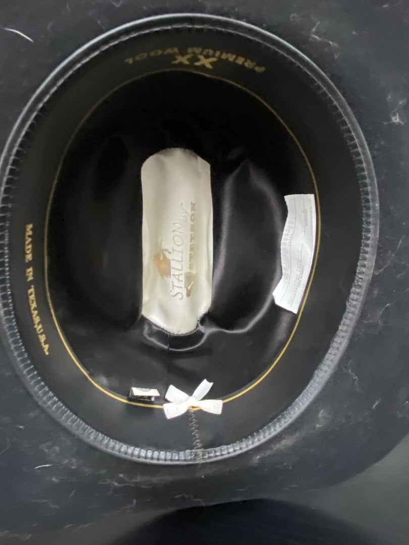 USED Stetson Ladies Western Hats 7 R Black