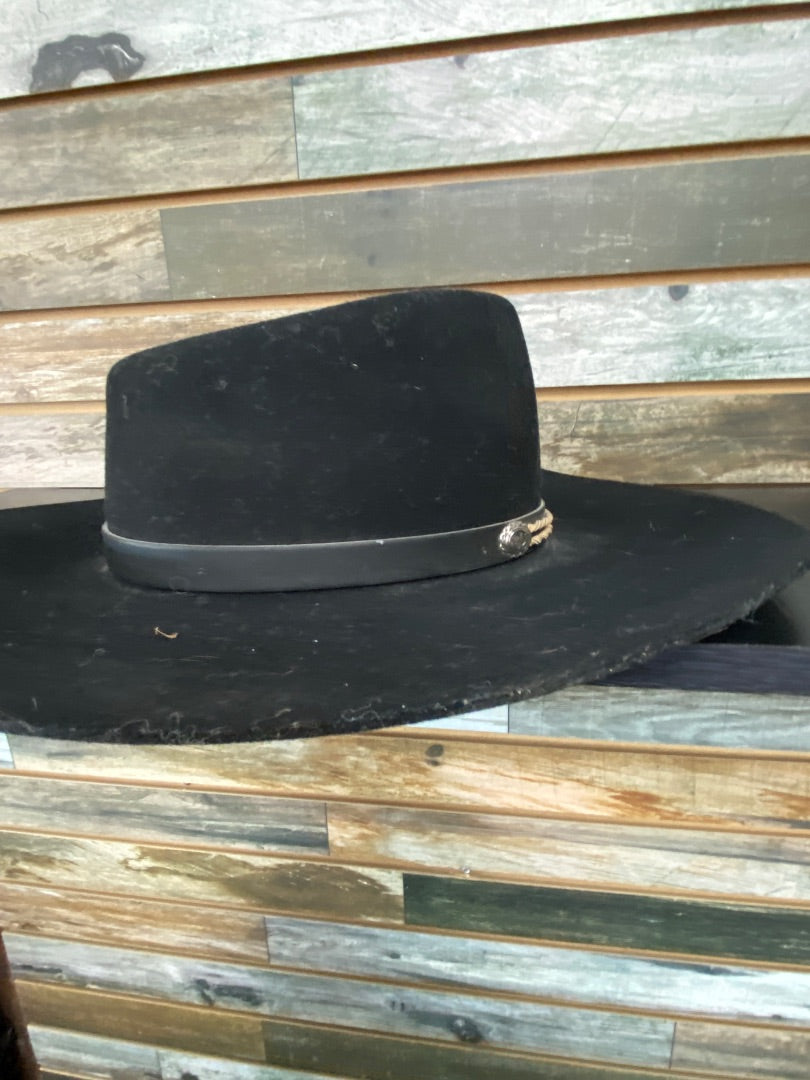 USED Renegrade Ladies Western Hats 6 7/8 Black