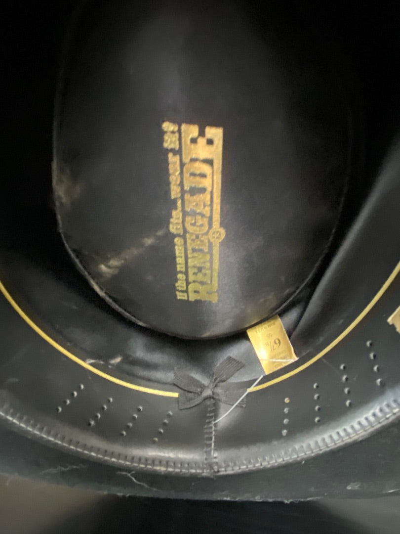 USED Renegrade Ladies Western Hats 6 7/8 Black