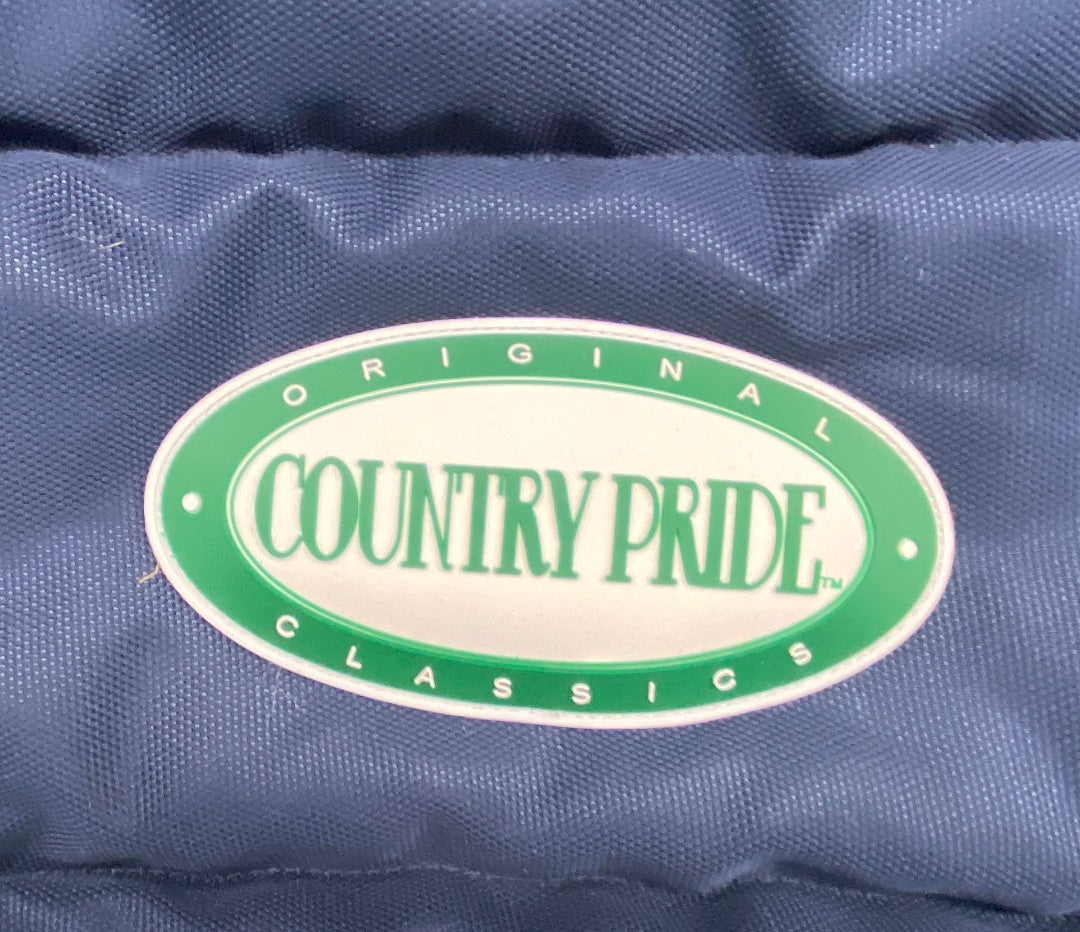 USED Country Pride Heavy Weight Blanket and Hood 76" Navy
