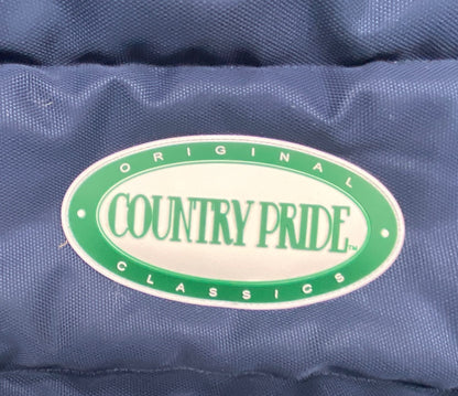 USED Country Pride Heavy Weight Blanket and Hood 76" Navy