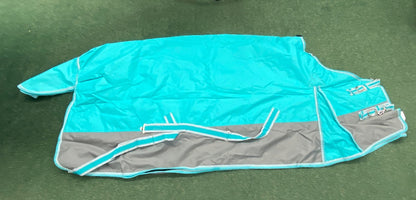 USED Jeffers Turnout Blanket 240g 78" Teal