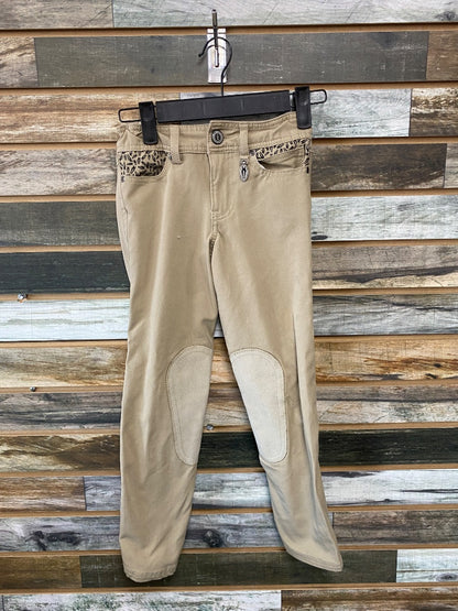 USED Irideon Knee Patch Breeches Small Tan