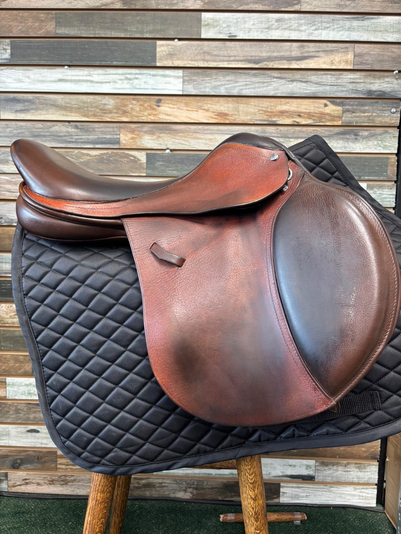 USED Loxley English Jump Saddle 17" Brown