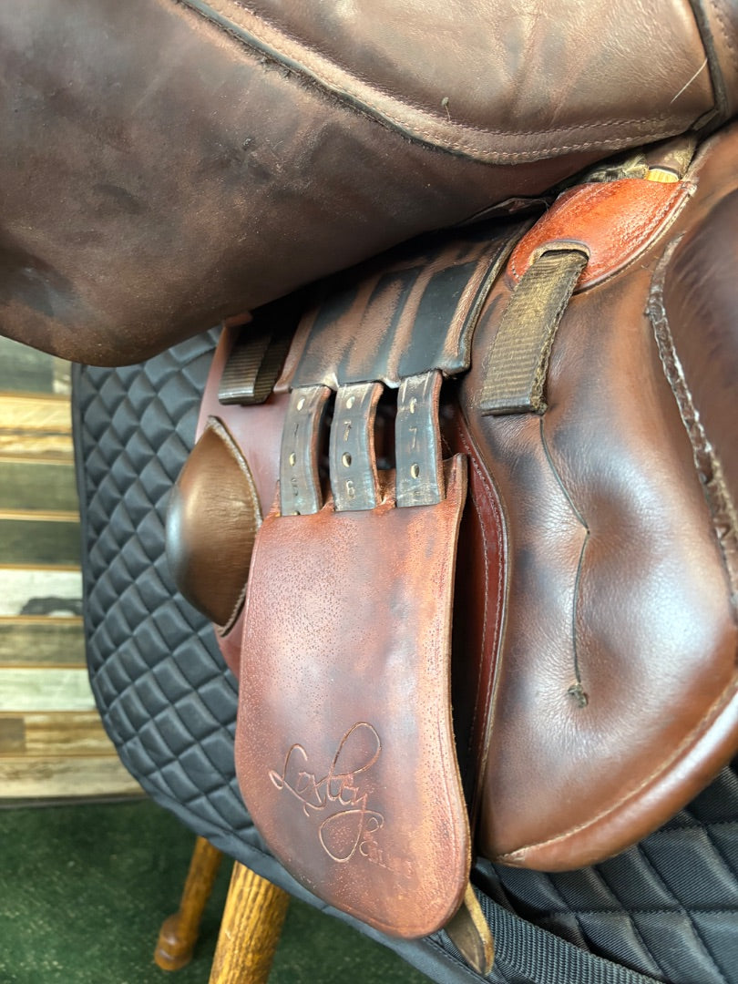 USED Loxley English Jump Saddle 17" Brown