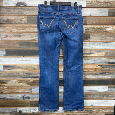 USED Wrangler Ladies Western Jeans Q Baby 7 x 32 Denim