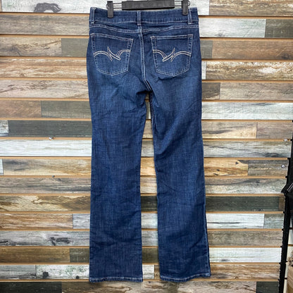USED Wrangler Ladies Western Jeans Boot Cut 5 x 32 Denim