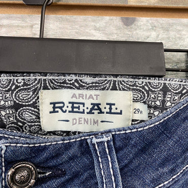 USED Ariat Ladies Western Jeans Boot Cut 29R Denim