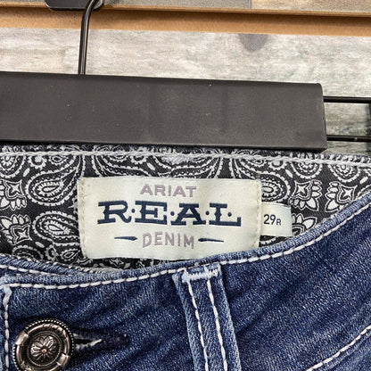 USED Ariat Ladies Western Jeans Boot Cut 29R Denim