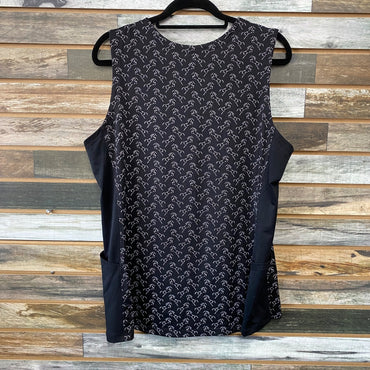 USED Kerrits Ladies English Tank Tops XL Black Horse Print