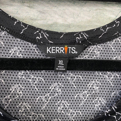 USED Kerrits Ladies English Tank Tops XL Black Horse Print