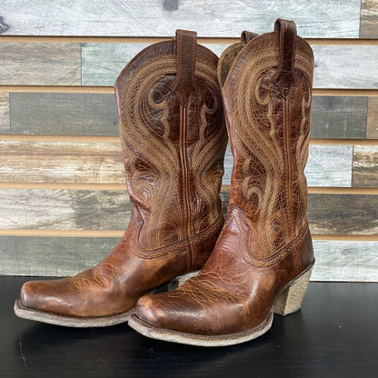 USED Ariat Ladies Western Boot 8B Brown