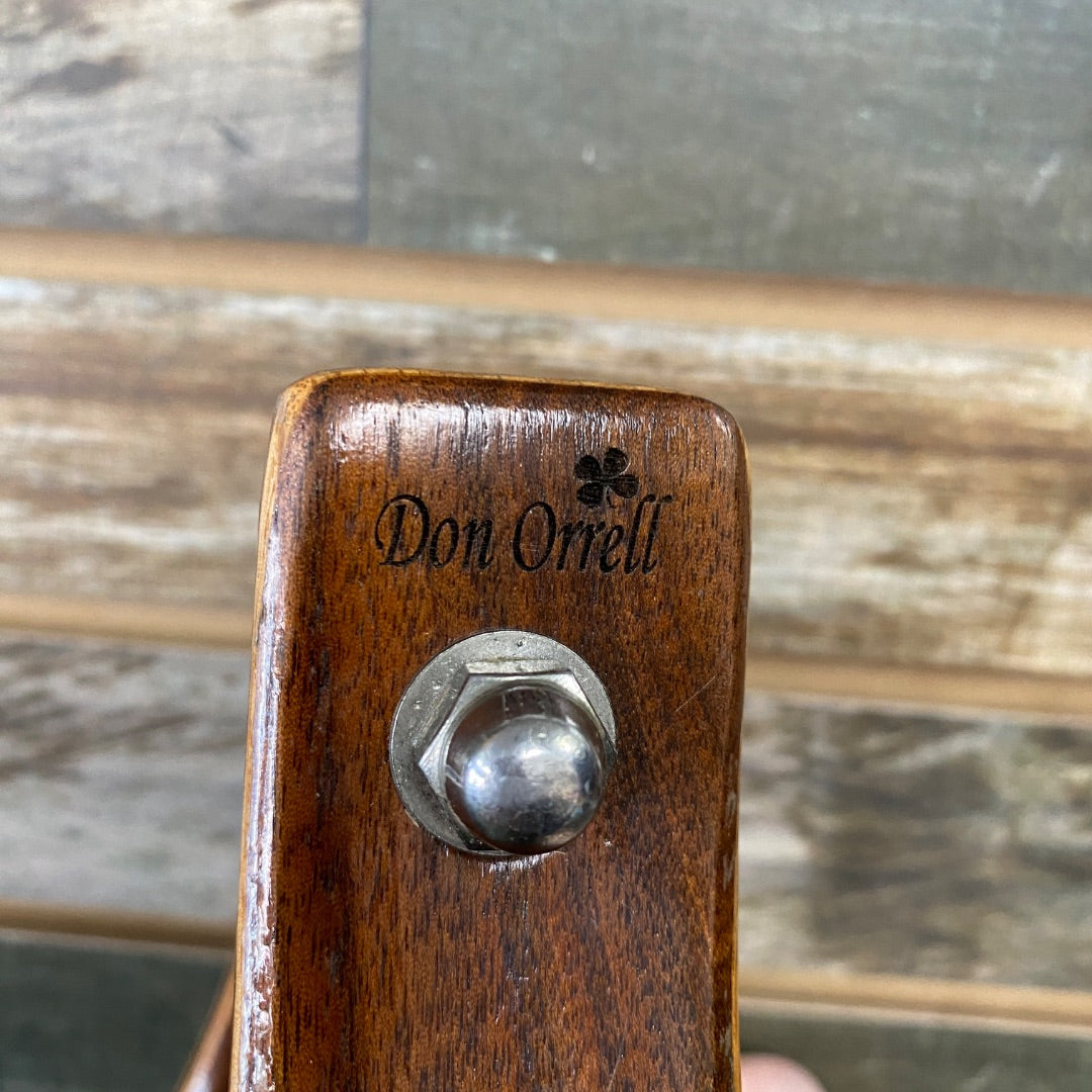 USED Don Orrell Western Wood Stirrups 5 1/2” Wood Light/Dark