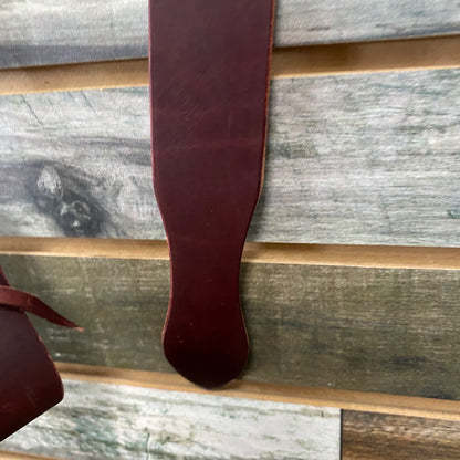 USED (New) Cuttin Up Tack Latigo Dko Leather 6’8” Dark Oil