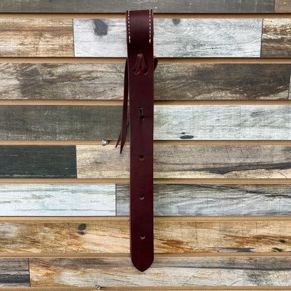 USED (New) Cuttin Up Tack Off Billet Latigo Reinforced 19” Dark OIl