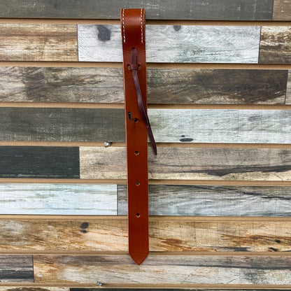 USED (New) Cuttin Up Tack Off Billet Bridle Leather Reinforced 19" Medium Oil