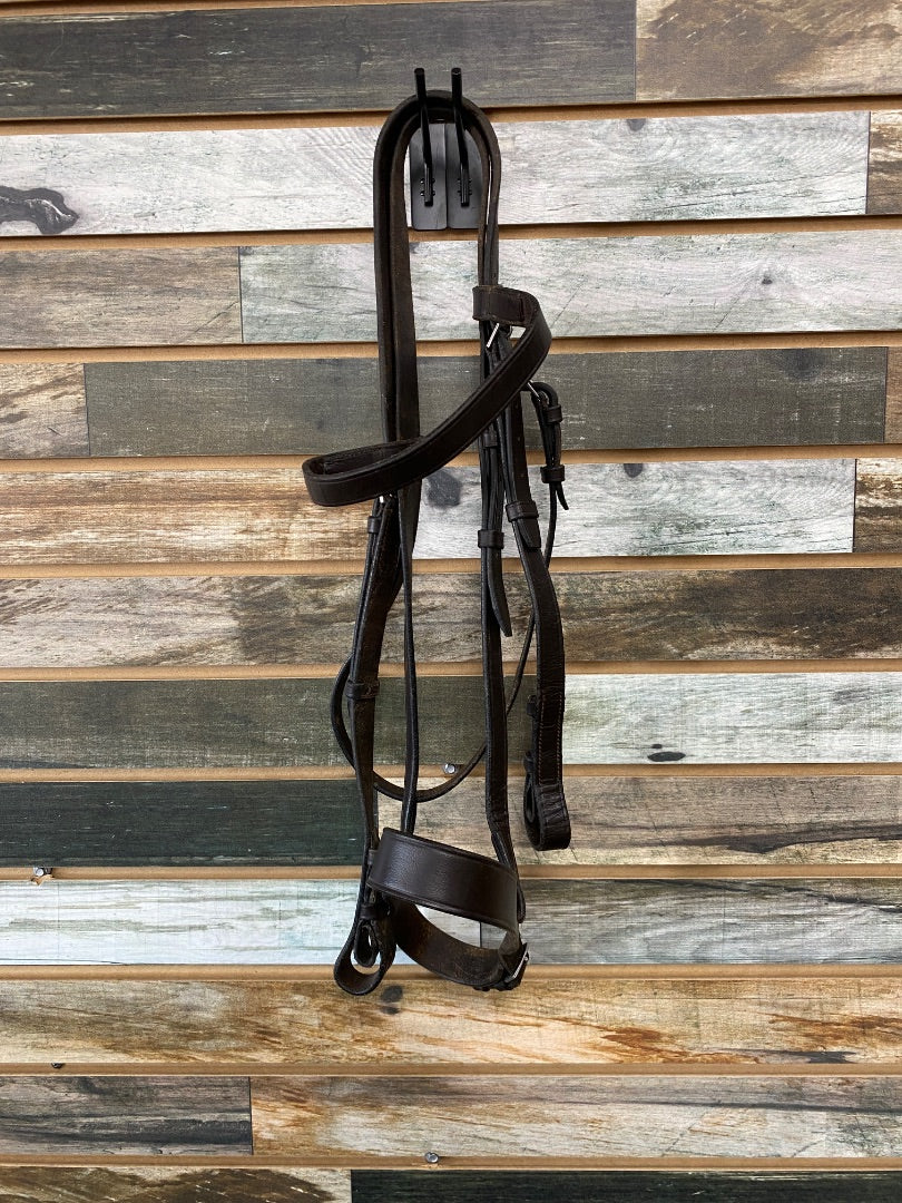 USED Chetex Hunt Bridle Horse Brown