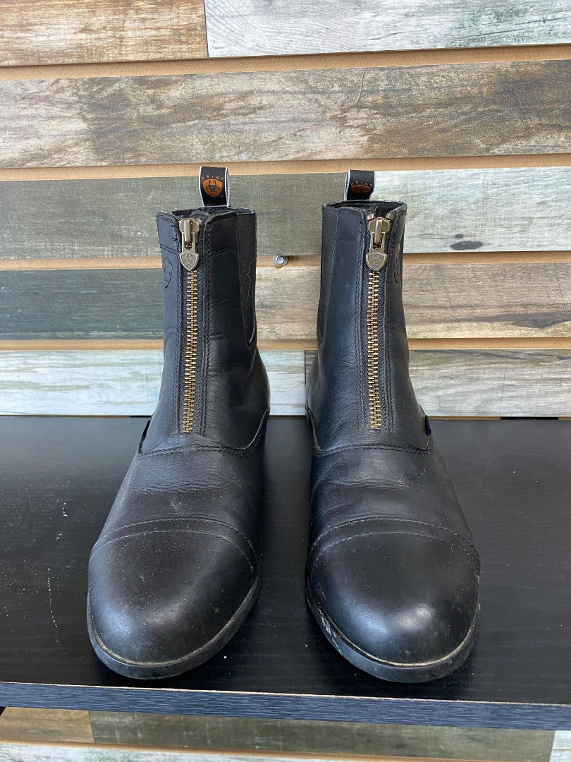 USED Ariat Heritage Paddock Boots 10 Black