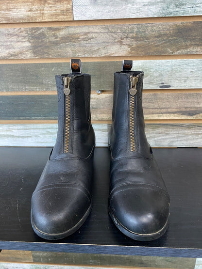 USED Ariat Heritage Paddock Boots 10 Black