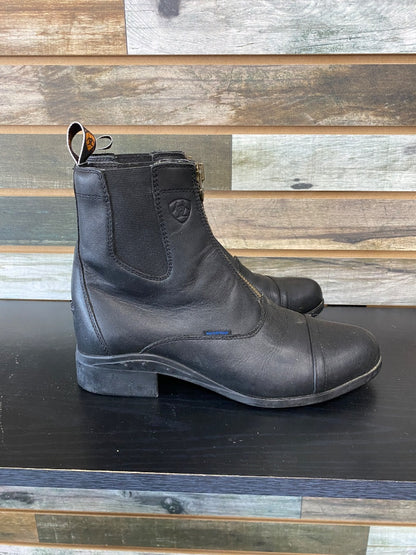 USED Ariat Heritage Paddock Boots 10 Black