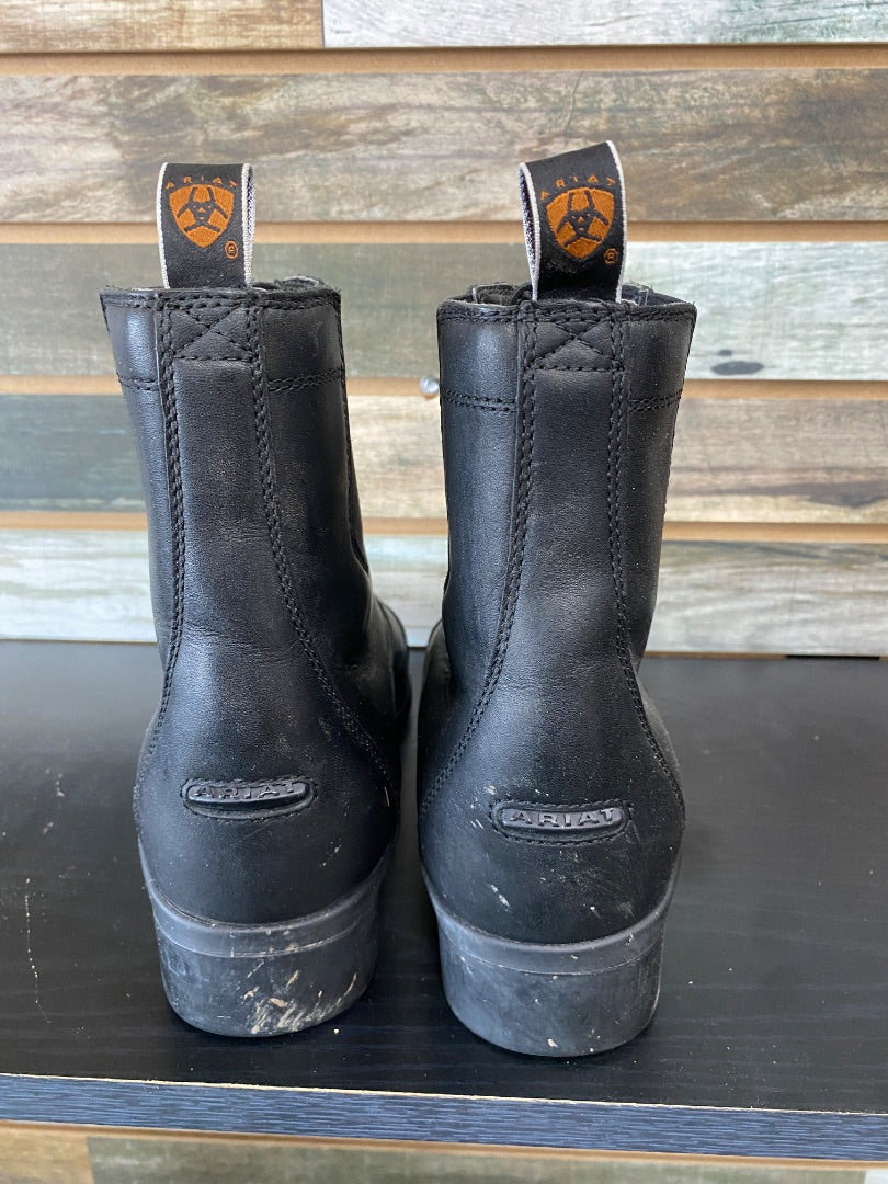 USED Ariat Heritage Paddock Boots 10 Black