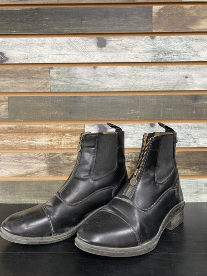 USED Ovation Quantum Paddock Boots 8.5 Black