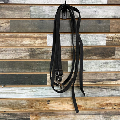 USED  Nylon Split Reins 82" 82" Black