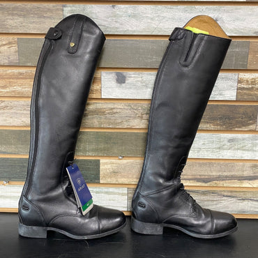 USED Ariat English Tall Boots New With Tags 6 Black