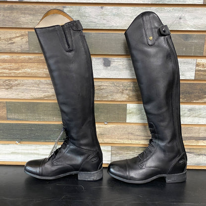 USED Ariat English Tall Boots New With Tags 6 Black