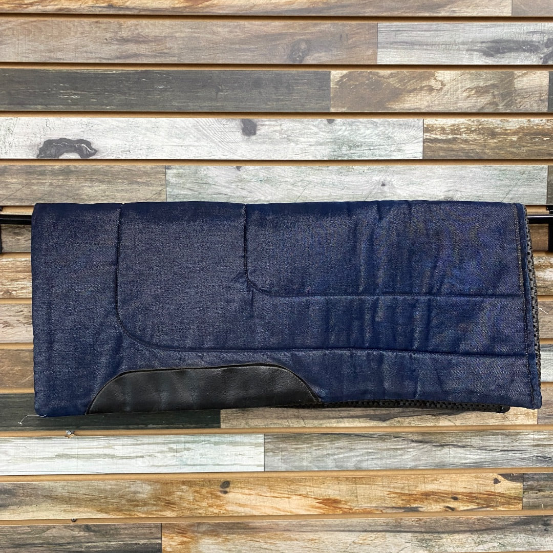 USED Denim Western Saddle Pad