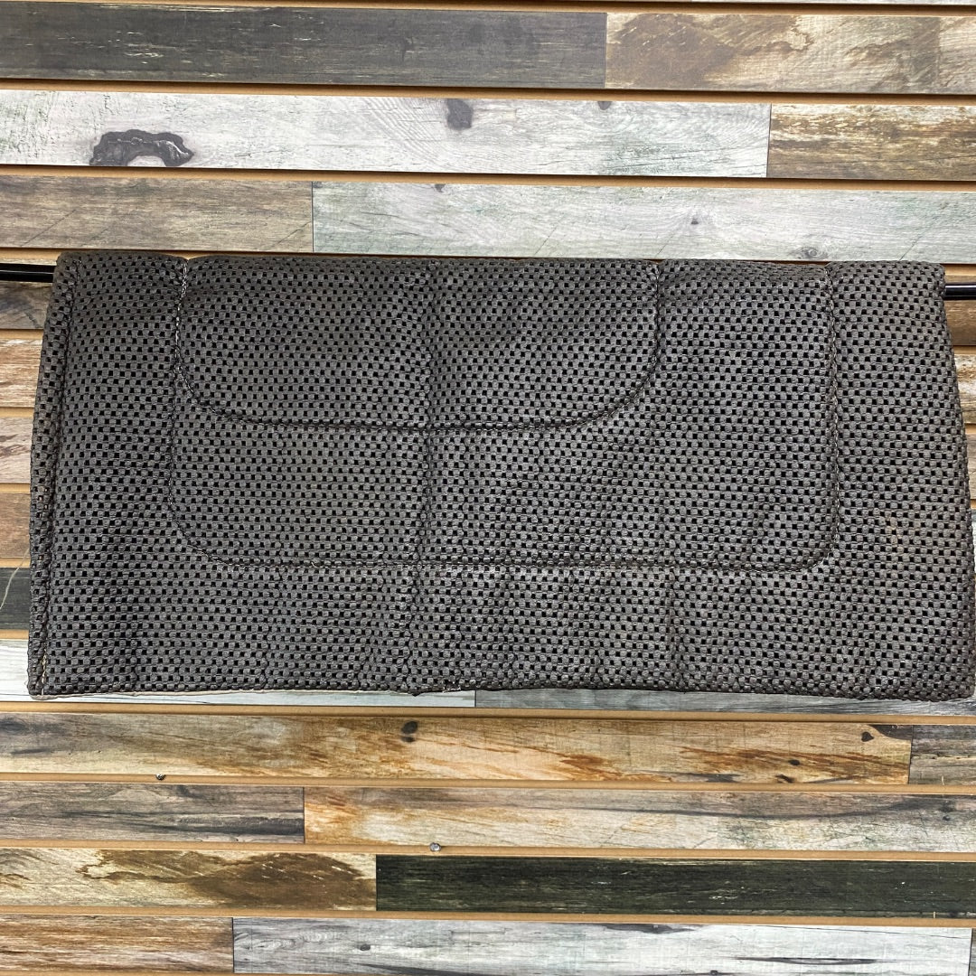 USED Warm Grey Western Saddle Pad