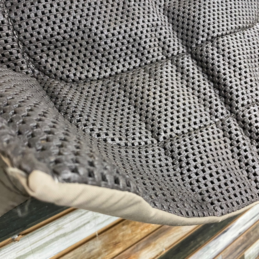 USED Warm Grey Western Saddle Pad